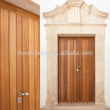 Puerta principal antigua puerta de entrada de madera de teca de mercado de diseño doble puerta de entrada